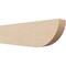 Ekena Millwork 4in. W x 8in. H x 28in. L Durham Woodgrain TimberThane Rafter Tail, Primed Tan RFTUR04X08X28DURRCPR - alternate 1